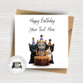 Personalised Cat Birthday Card - Animal Birthday Card