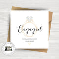 Personalised Engagement Card - Engagement Ring Card