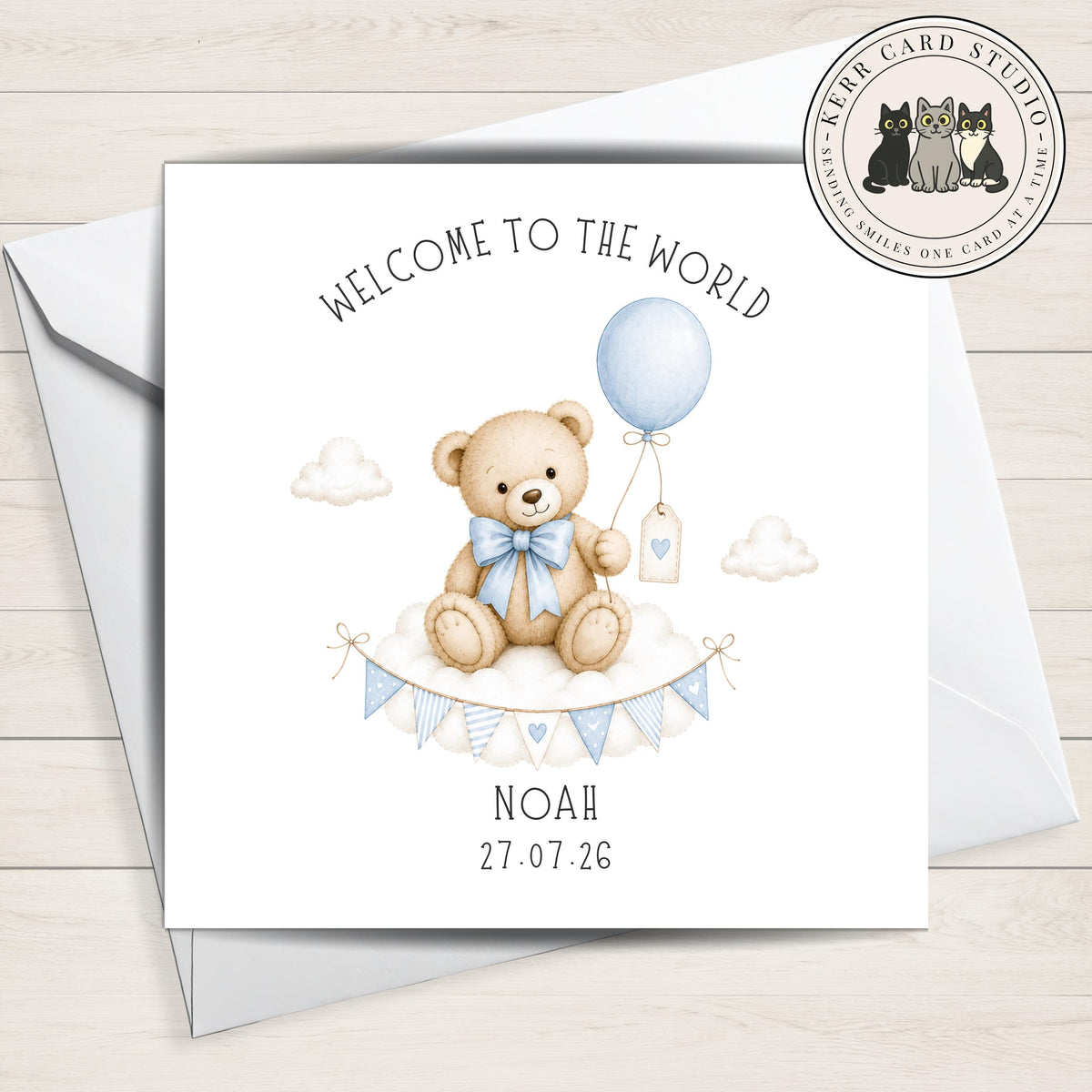 Personalised Welcome to the World New Baby Card