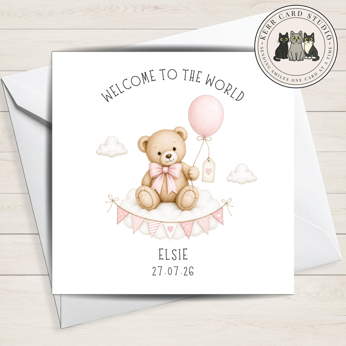 Personalised Welcome to the World New Baby Card