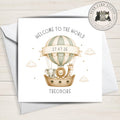Personalised Welcome to the World New Baby Card